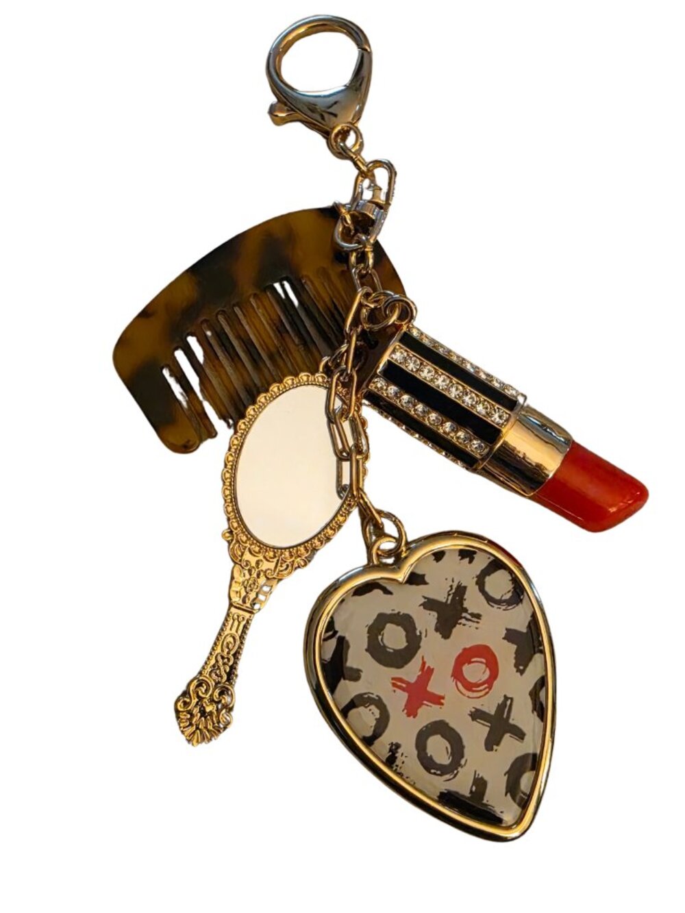 Y2K Style Multi-Charm Handbag Keychain & Accessory